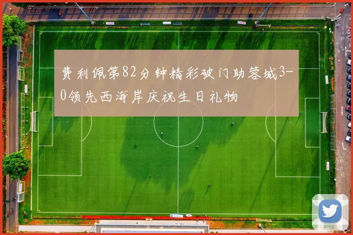 费利佩第82分钟精彩破门助蓉城3-0领先西海岸庆祝生日礼物