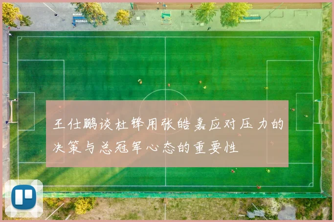 王仕鹏谈杜锋用张皓嘉应对压力的决策与总冠军心态的重要性